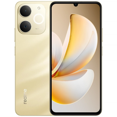 Celular Realme Note 70 Dual SIM de 128GB 4GB RAM de 6.74" 13MP 5MP - Beach Gold (Anatel) - Imagem 4