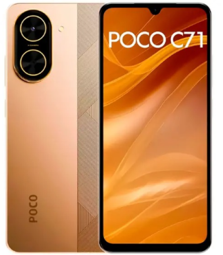 CELULAR XIAOMI POCO C71 4RAM 128GB 4G DOURADO GLOBAL