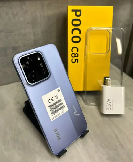 Smartphone Xiaomi Poco C85 Dual Sim De 256b 8gb Ram - Preto - Imagem 2