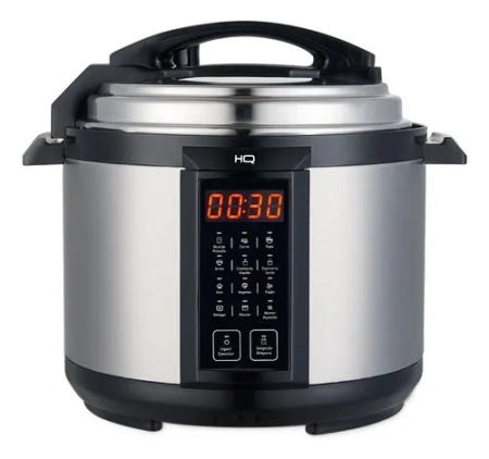 PANELA DE PRESSÃO ELÉTRICA MULTIFUNCIONAL DIGITAL HQ 5 LITROS INOX HQ-Y5D1I 127V